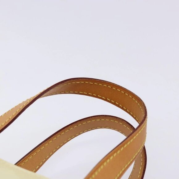 LOUIS VUITTON Monogram Vernis Reade PM Hand Bag Perle M91336 LV Auth 141487 - Picture 9 of 16